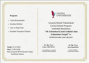 10. Geleneksel Çocuk Gelişimi Alan Çalışmaları Sergisi